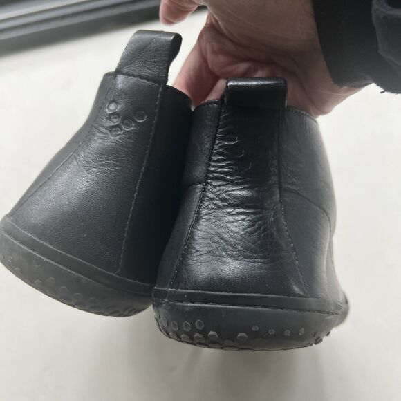 Vivobarefoot Shoes Men 45 EU / US 11.5-12 Black Leather Wild Hide Lace Up Boot - Picture 5 of 13